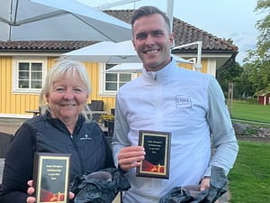 Kerstin & Johan tog hem Aneby Näringslivs Golfmästerskap 2023